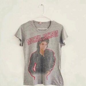 Michael Jackson Thriller Gray Tee Large